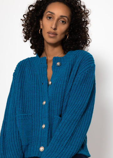 Gerrippter Cardigan MIT Taschen - Essence