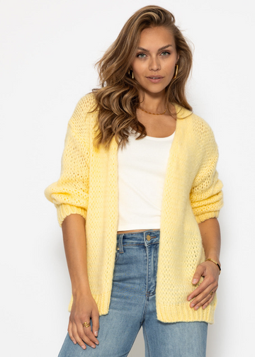Cardigan surdimensionné - Buttergelb