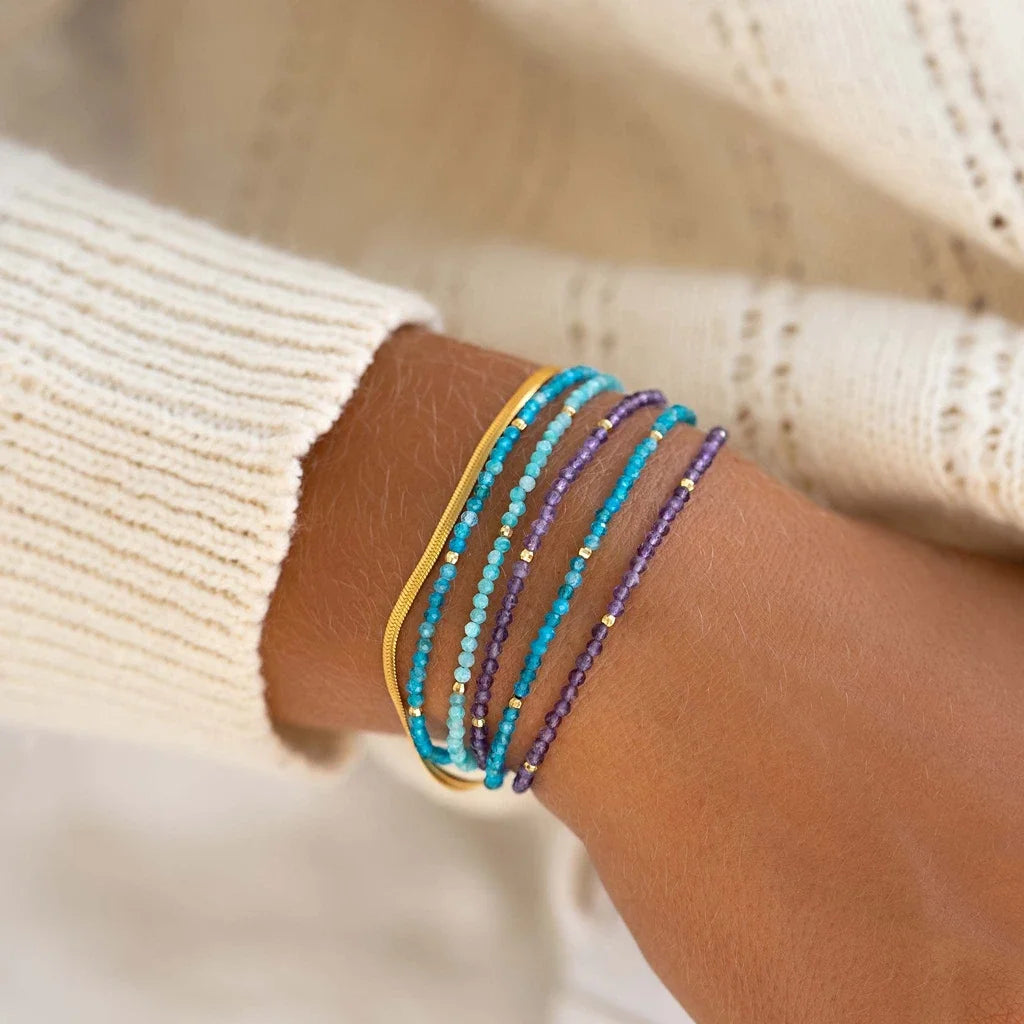 Boho-Lue-set, armband + Badeanzug