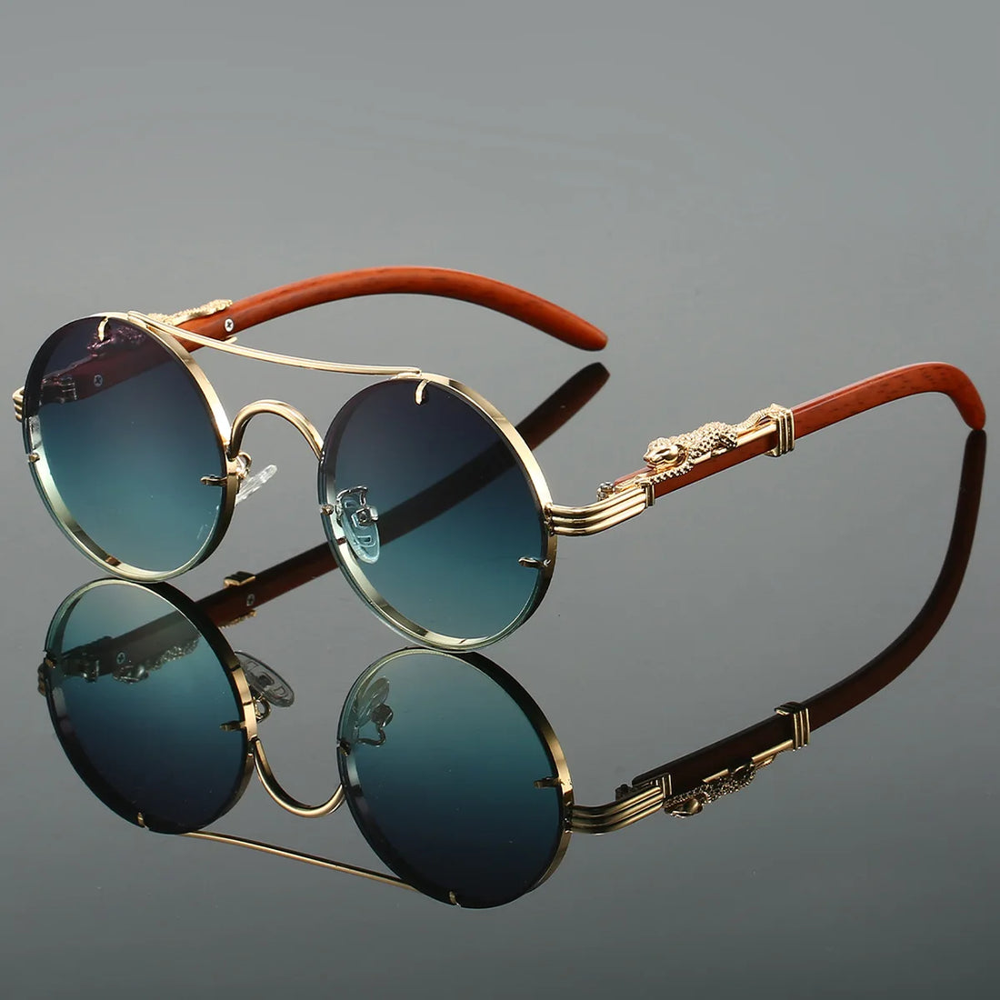 Lunessa ™ Retrolux Sonnenbrille - Goldcoffee