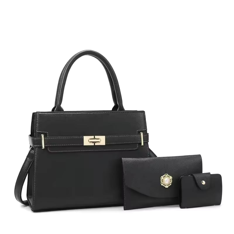 3-teiliges Handtaschen-Set Eleganz