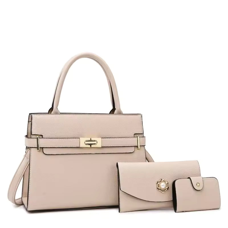 3-teiliges Handtaschen-Set Eleganz