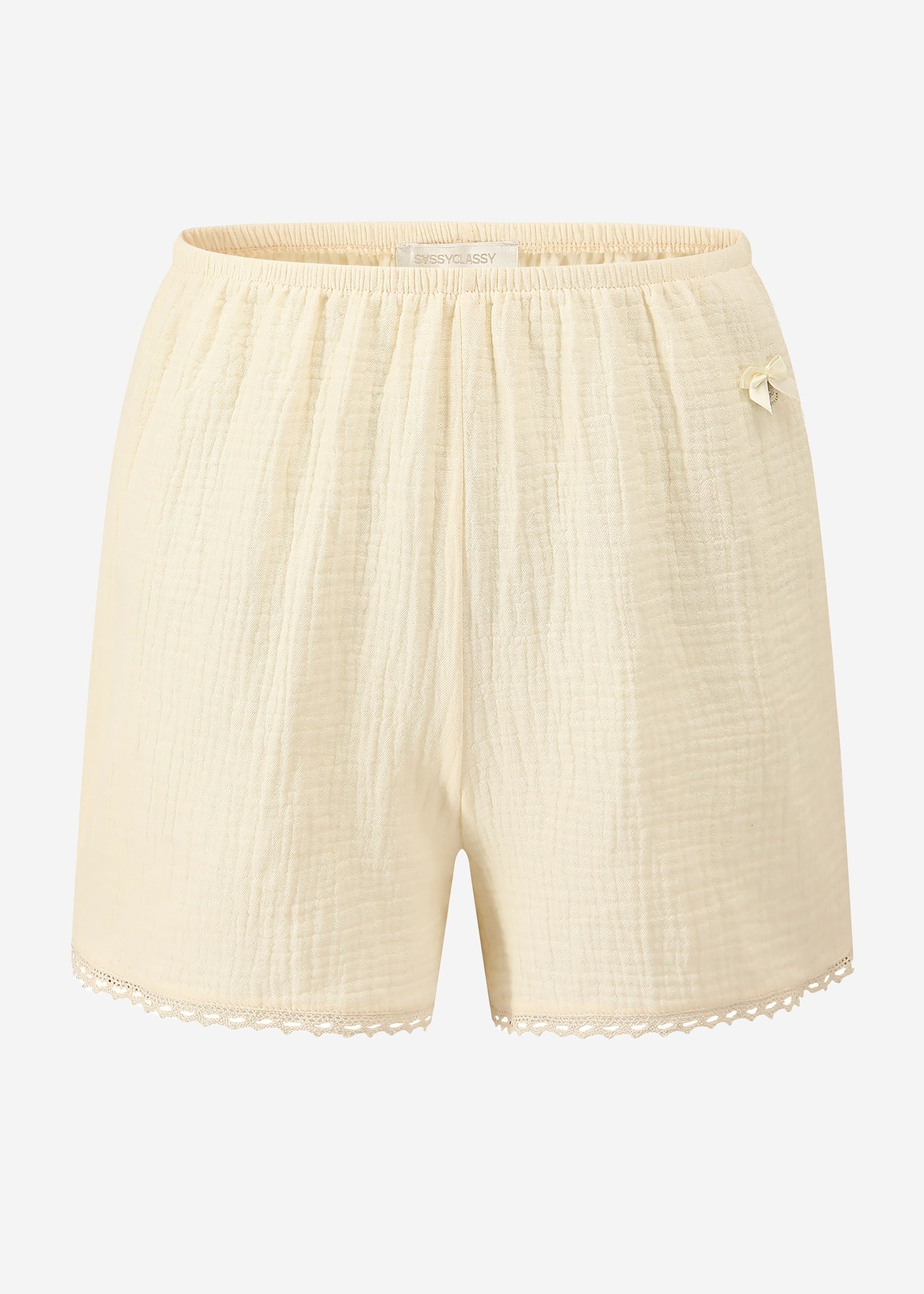 Muslosin pyjamashohorts MS SPITZEBORTE - Battergelb