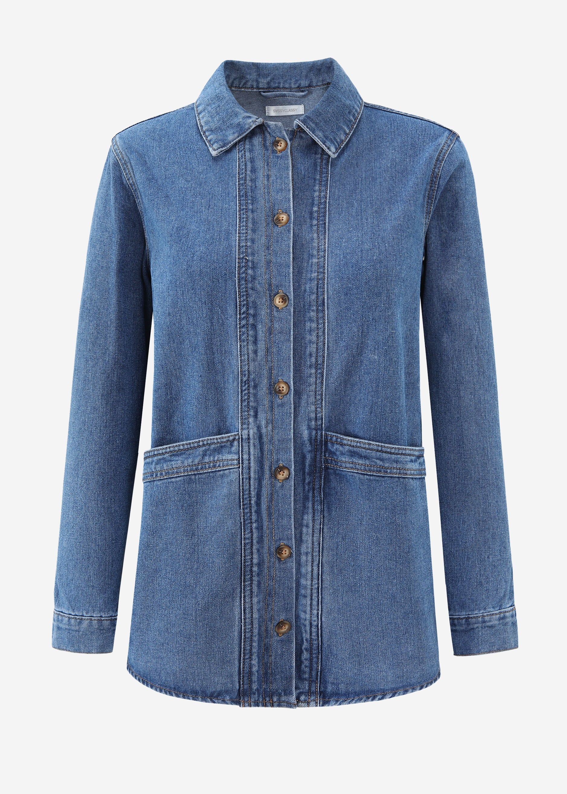 Jeansjacke - Blau