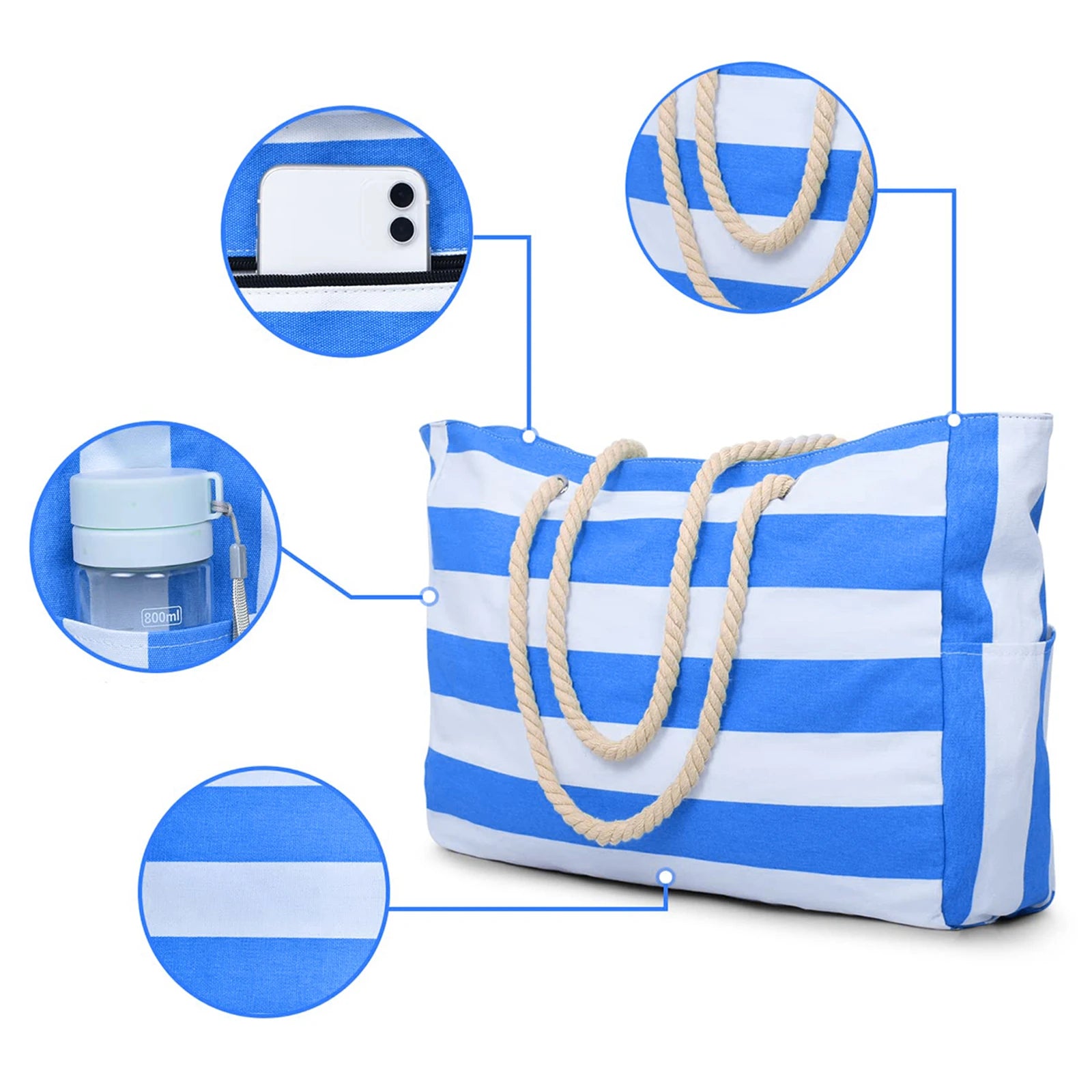 GESTREIFTE Strandtasche - Sommer Best-Seller