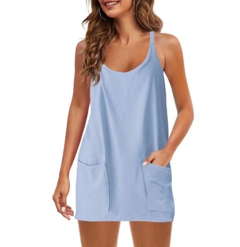 Gammerikhüs, déi dem MinikleID fürdréng (begäerft einen Jumpsuit)