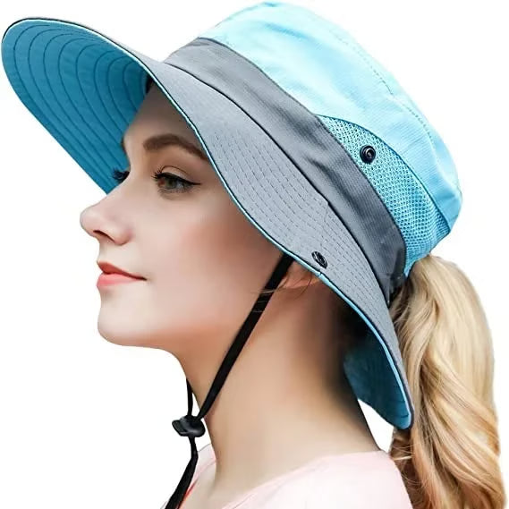 ☀️ Faltbarer Sonnenhut MIT 360 ° UV-SCHUTZ-Leicht, Stilvoll, Immer Dabei!
