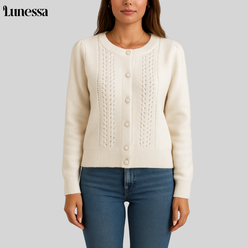 Lunessa ™ Amélie Cardigan - Eleganz Für Alltag & Büro