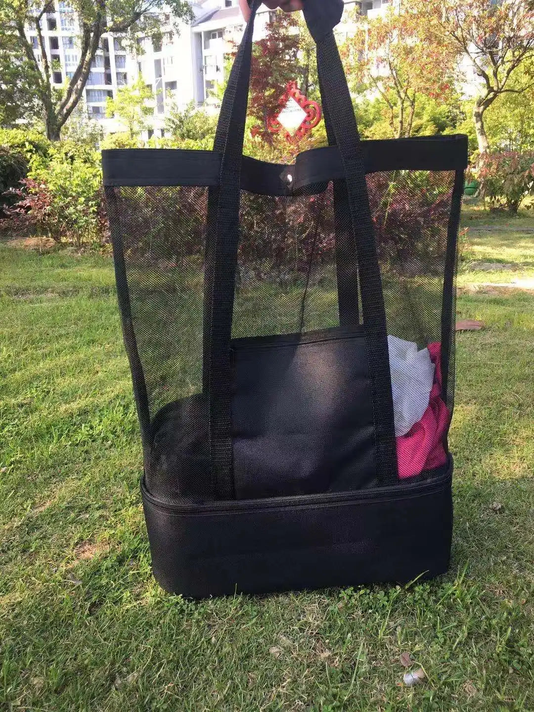 Lunessa ™ Meshcool Strandtasche - 2-en-1 mit kühlfach