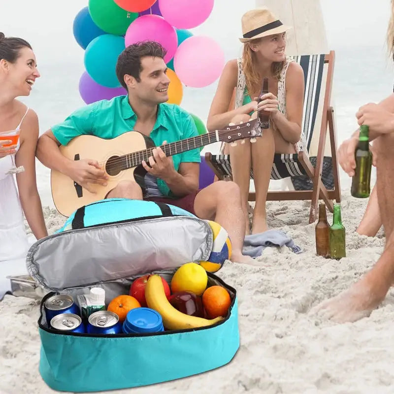 Lunessa ™ Meshcool Strandtasche - 2-en-1 mit kühlfach
