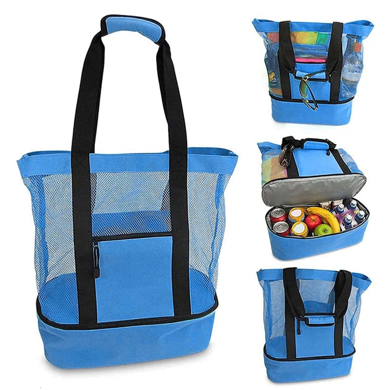Lunessa ™ Meshcool Strandtasche - 2-en-1 mit kühlfach