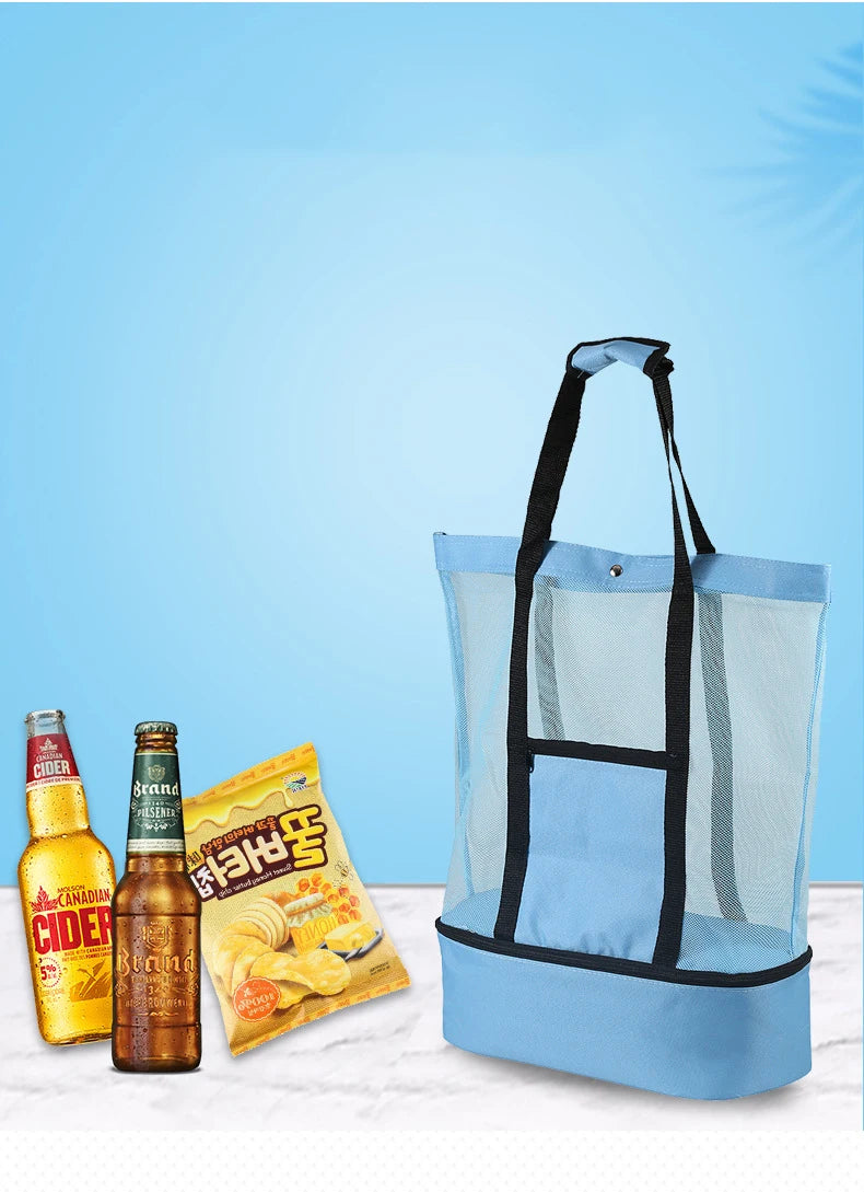 Lunessa ™ Meshcool Strandtasche - 2-en-1 mit kühlfach