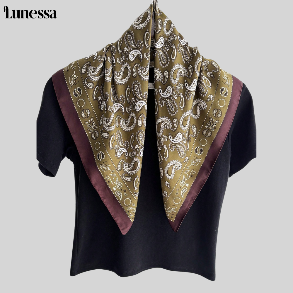 Lunessa ™ Seiden-Printchal - Vielseitige Eleganz Für Jeden Anlass