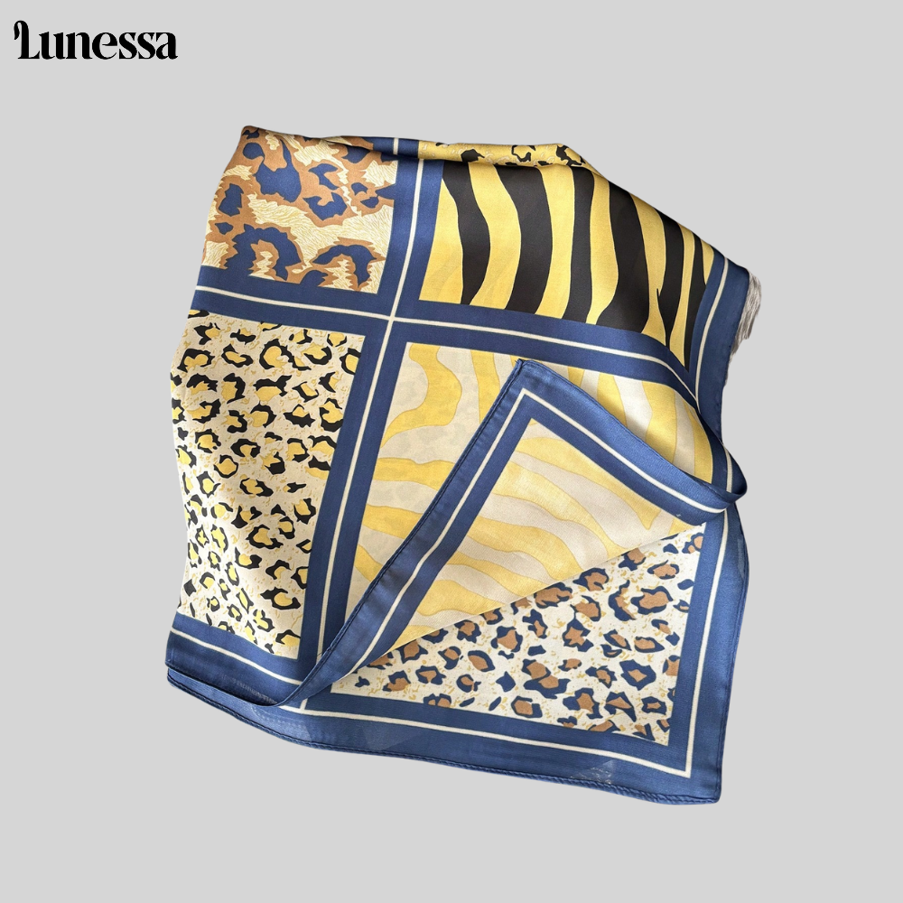 Lunessa ™ Seiden-Printchal - Vielseitige Eleganz Für Jeden Anlass