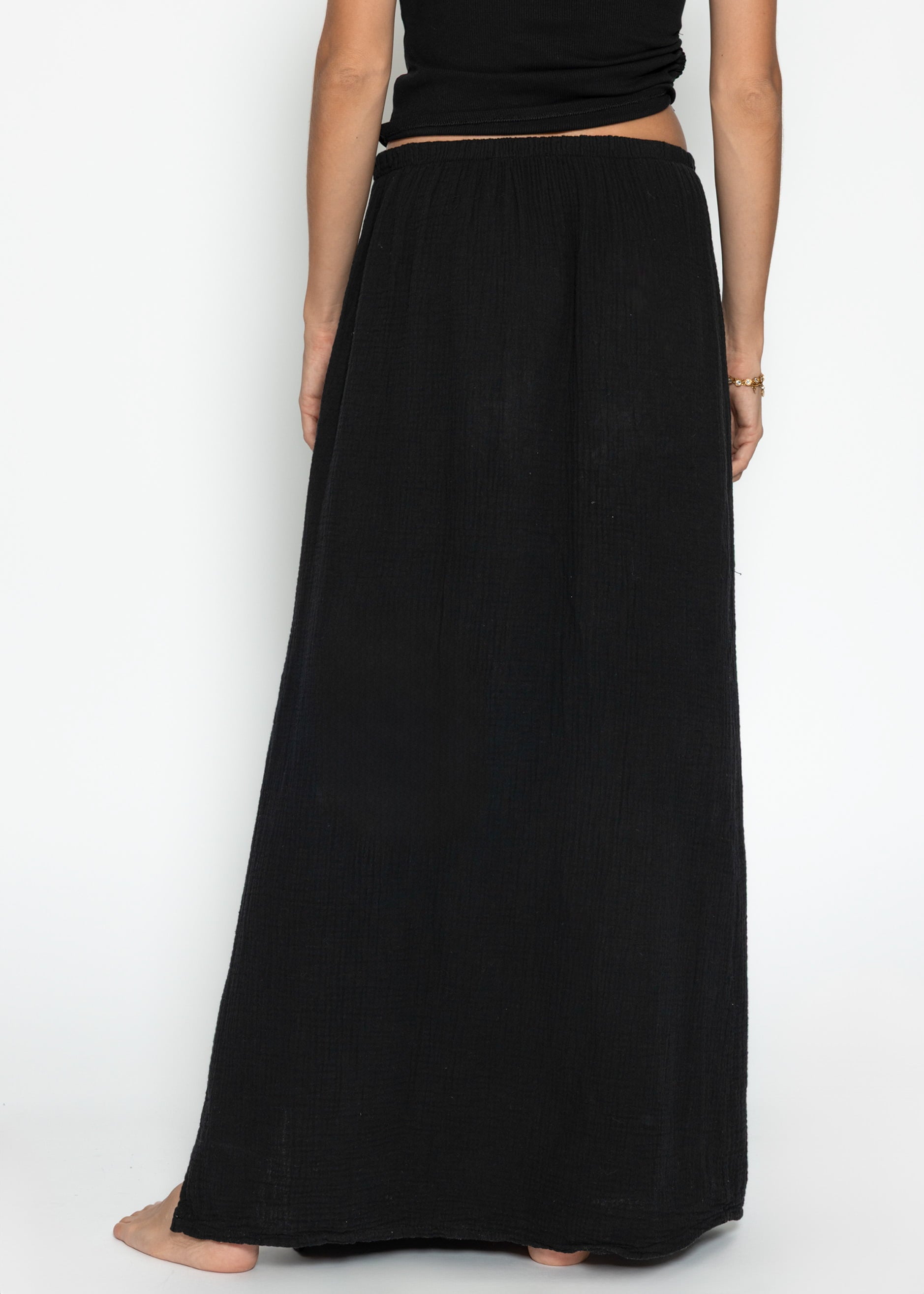 Maxi Musel-Rock Mit Schlitz - Schwarz