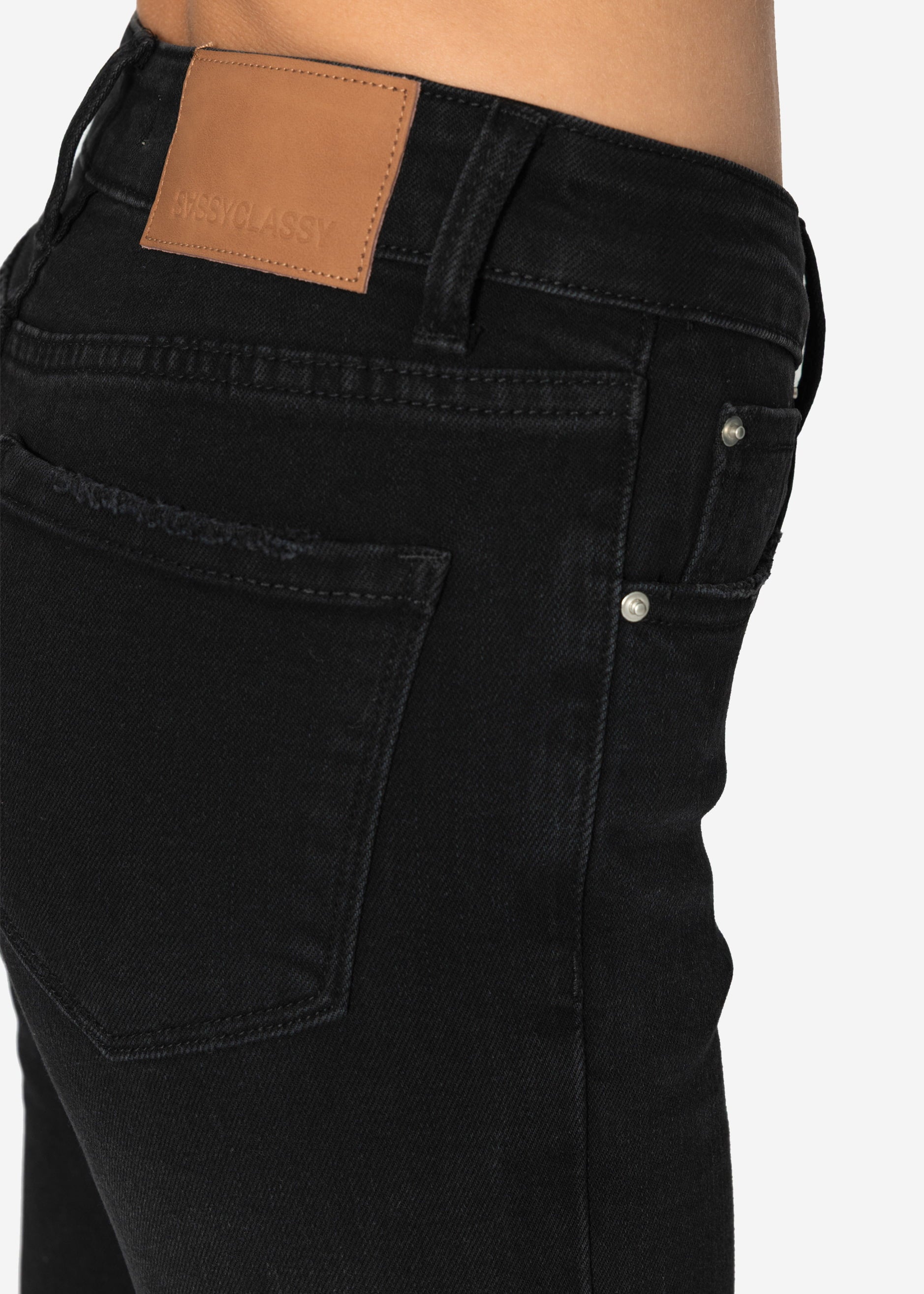 Jean skinny highwaist - Schwarz