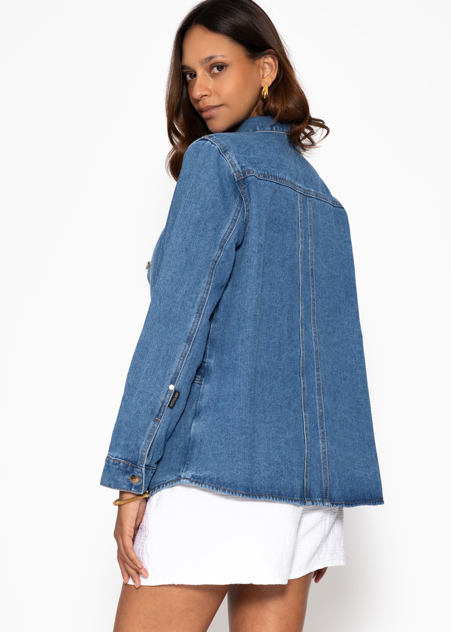 Jeansjacke - Blau