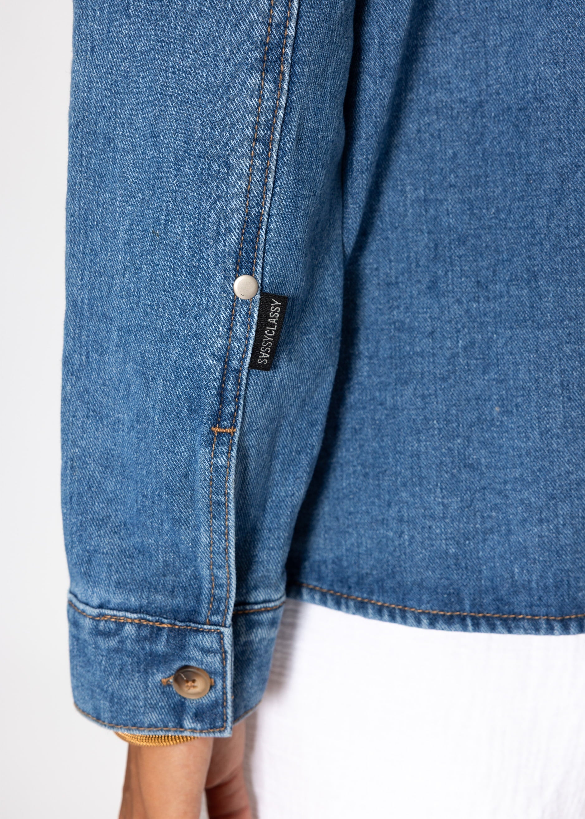 Jeansjacke - Blau