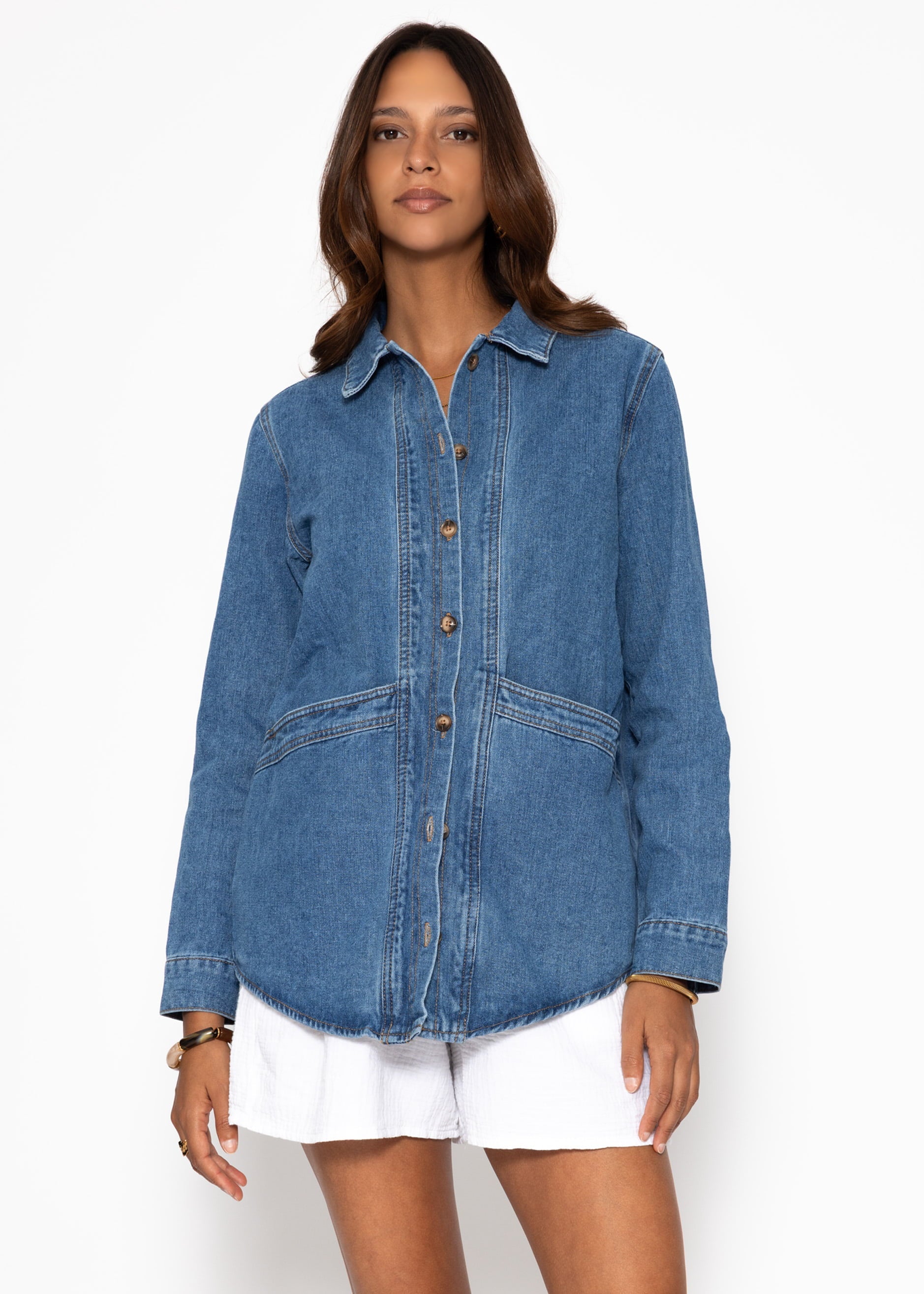 Jeansjacke - Blau