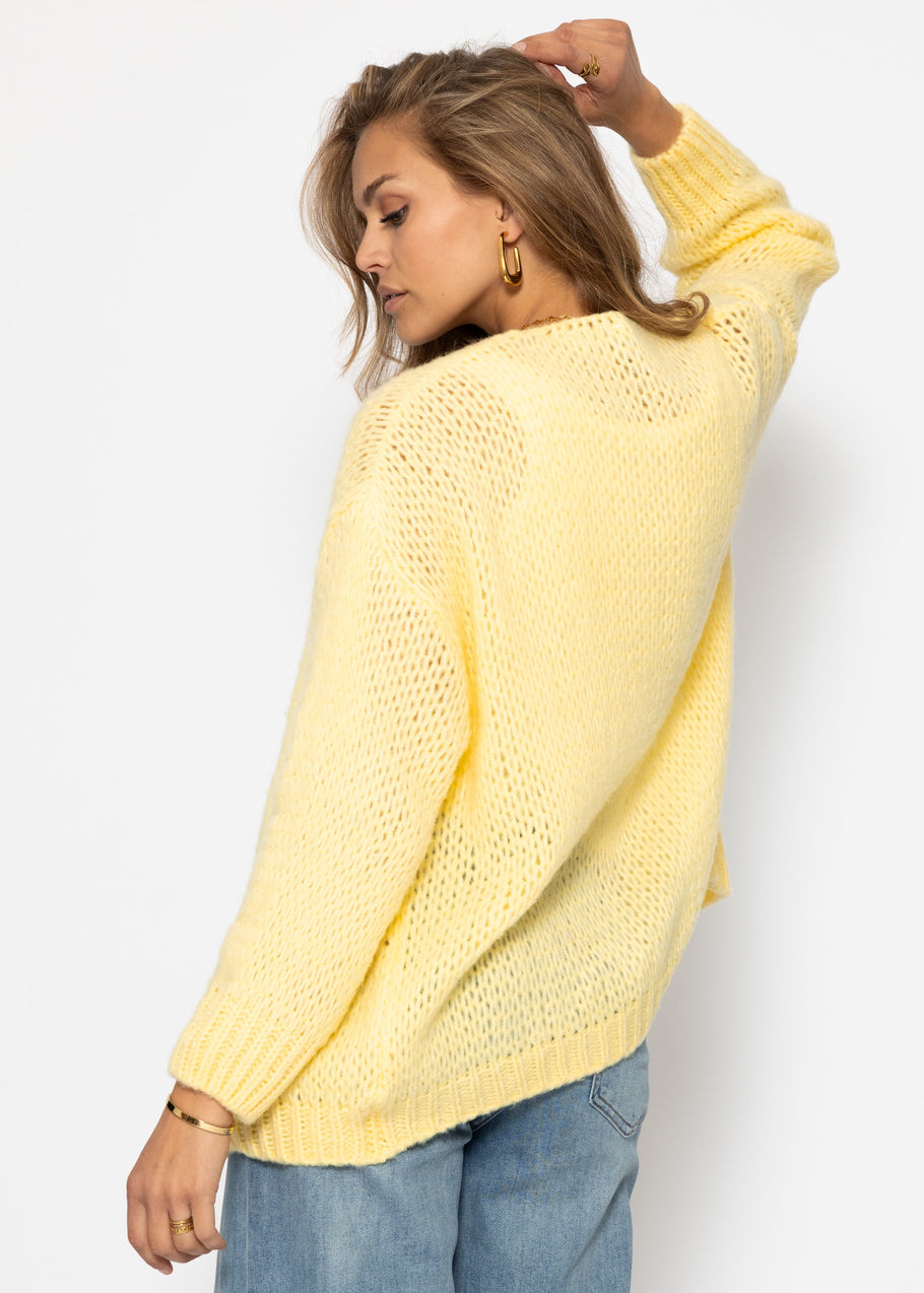 Cardigan surdimensionné - Buttergelb