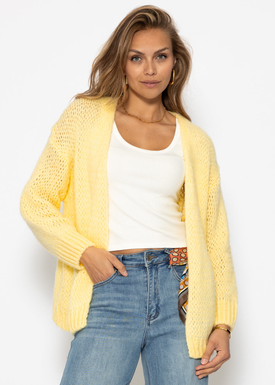 Cardigan surdimensionné - Buttergelb
