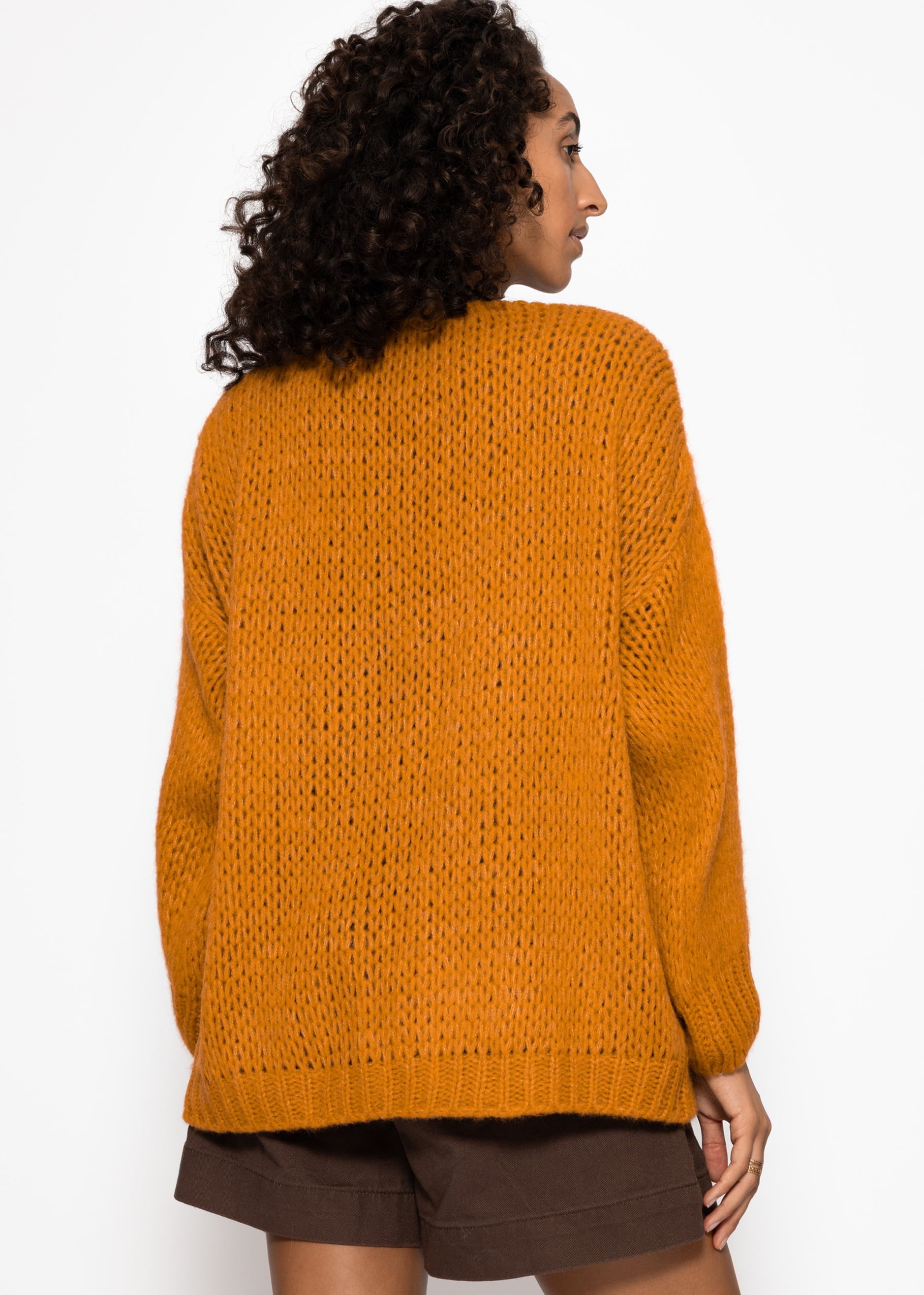 Cardigan surdimensionné - Senfgelb