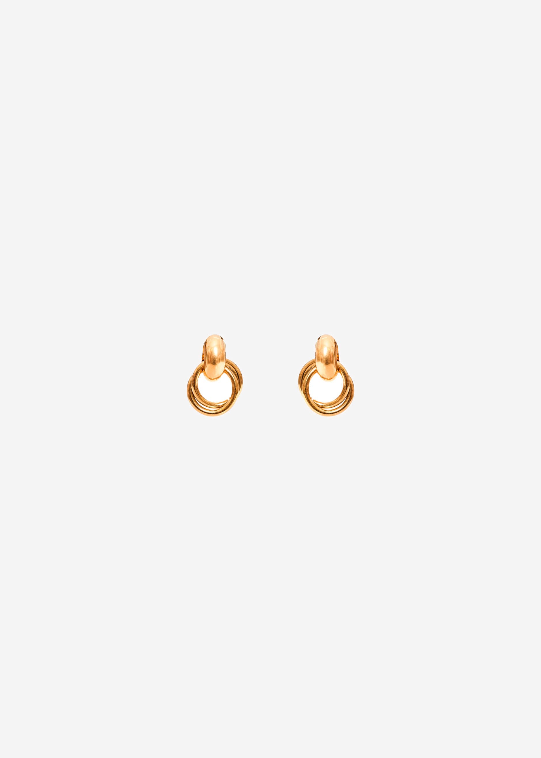 Runde ohrstecker - or
