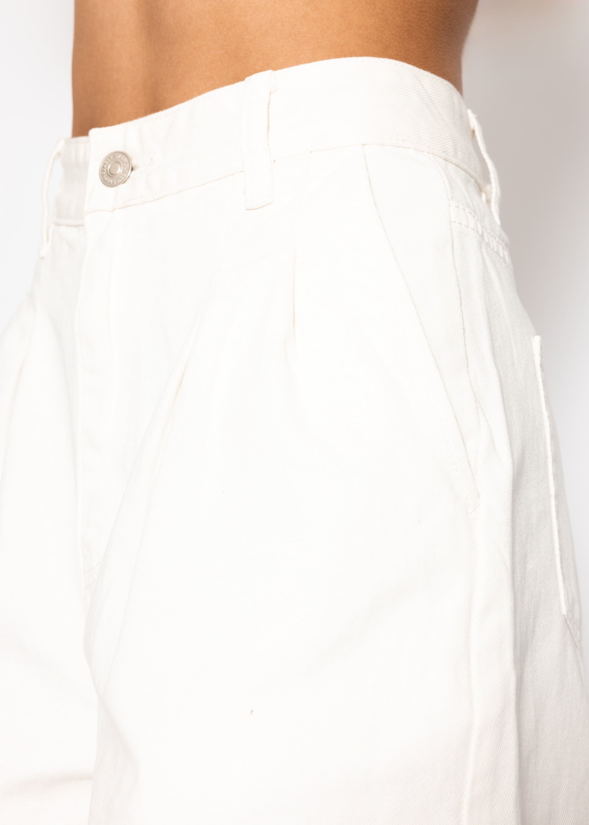 Weite jeans jeans shorts - offwhite