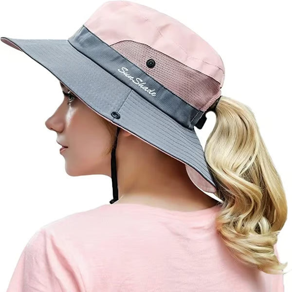 ☀️ Faltbarer Sonnenhut MIT 360 ° UV-SCHUTZ-Leicht, Stilvoll, Immer Dabei!